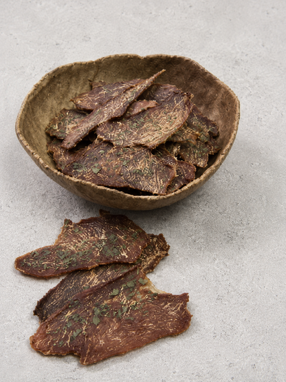 Duck Breast w/ Org. Parsley Jerky