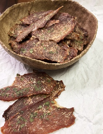 Duck Breast w/ Org. Parsley Jerky